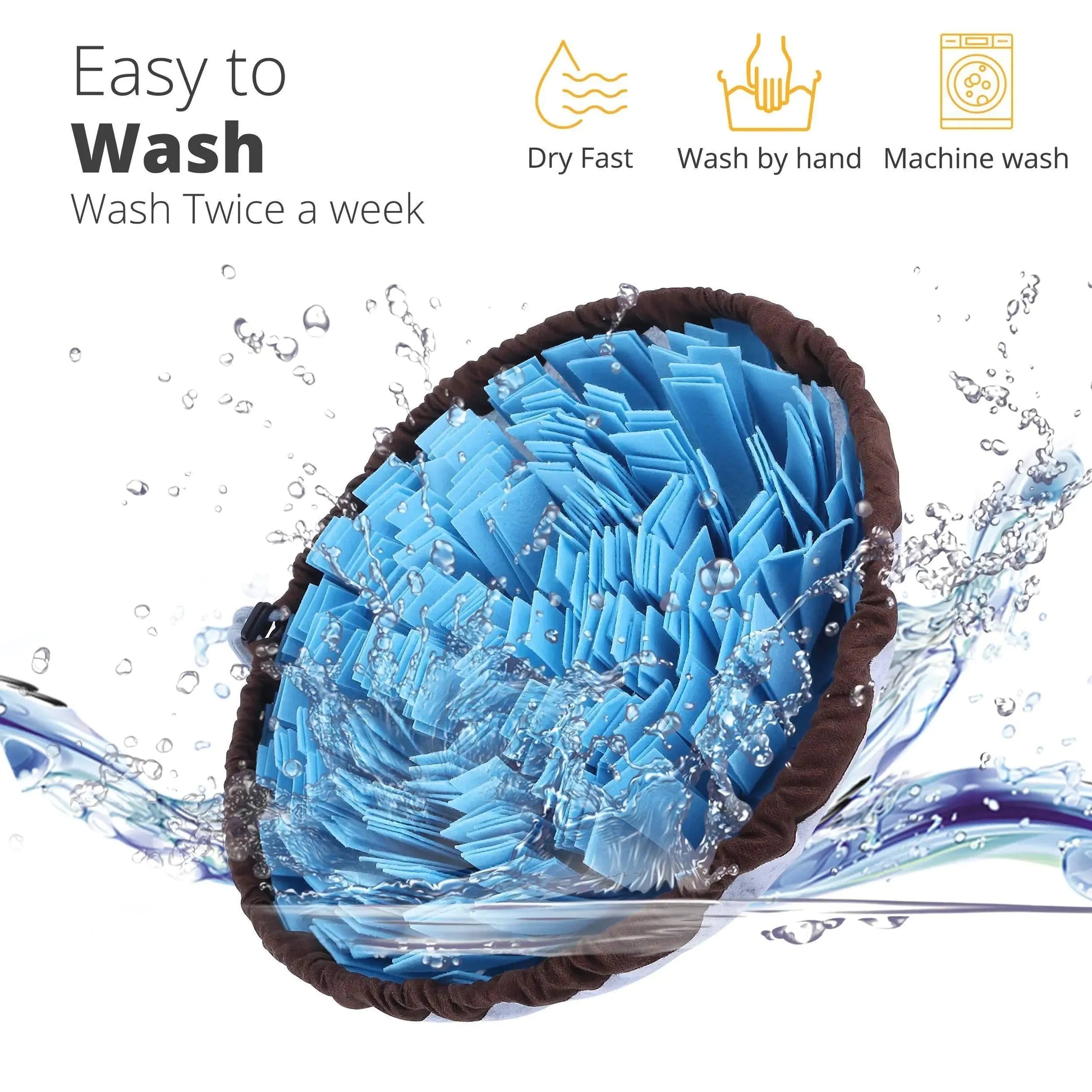 Adjustable Snuffle Foraging Mat Dog Mental Puzzle Interactive Toys Stress Relief Anti Spier