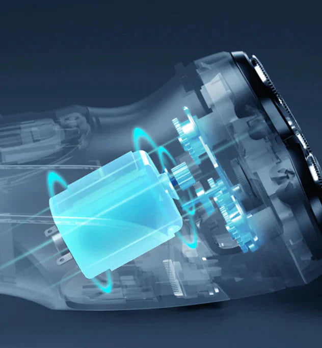 Men's Razor Rotary Waterproof Electric Shaver Pop-Up Trimmer Wet Dry Cordless Anti Spier