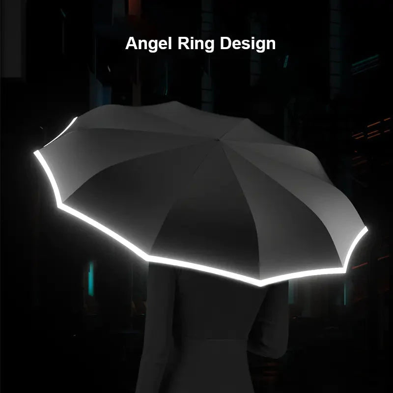 Reflective Reversible Umbrella Anti Spier
