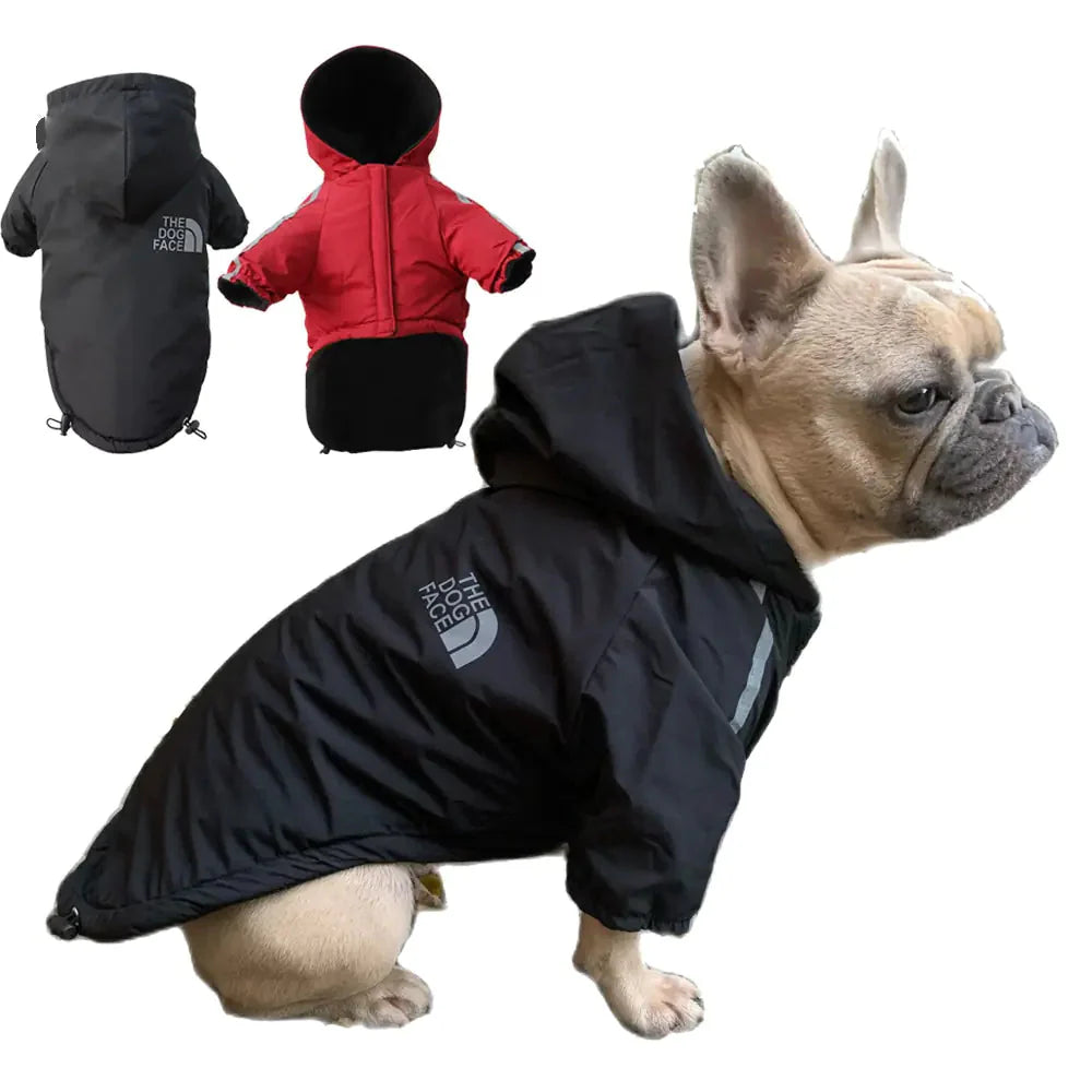 Reflective Pet Hooded Jacket Anti Spier