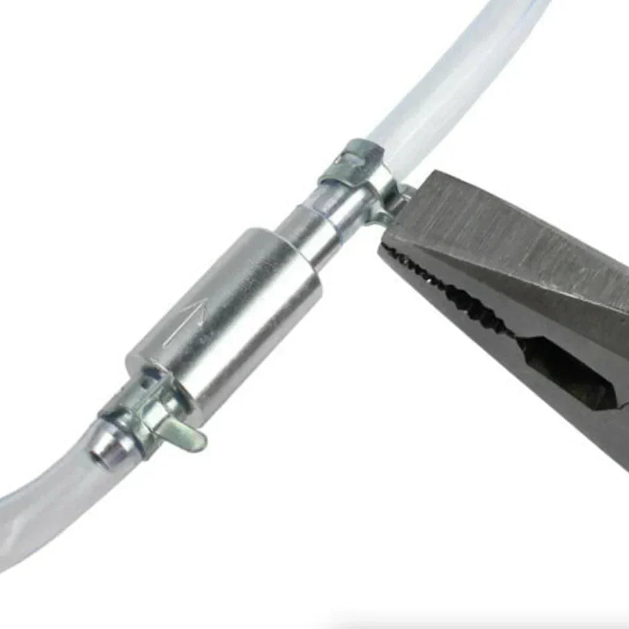 Car Motorcycle Clutch Brake Bleeder Hose One Way Valve Tube Bleeding Tool Set US Anti Spier