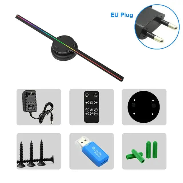3D HD Hologram Fan Projector Anti Spier