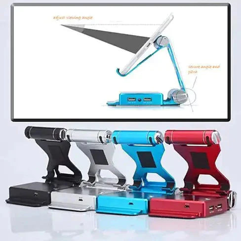 Podium Style Stand With Extended Battery Up To 200% For iPad, iPhone And Other Smart Gadgets Anti Spier