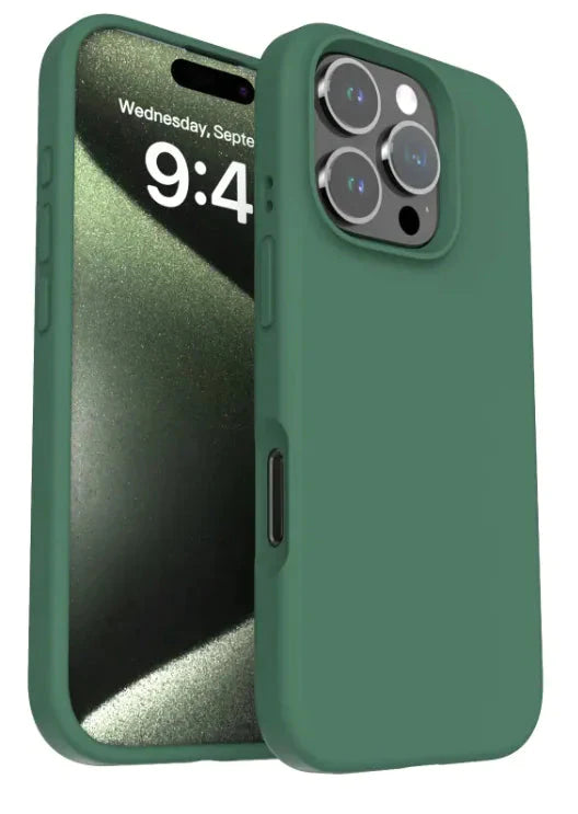 Solid Color Drop-resistant Phone Case Liquid Silicone Phone Case Anti Spier