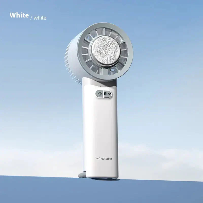 2024 Summer Gadget Handheld Turbo Jet Fan Mini Portable Ice Cold Fan Generation Brushless Motor Wind High Speed Duct Fans Violent Blower Anti Spier