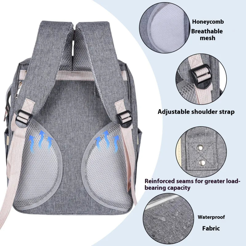 Large Multifunctional Mummy Backpack Anti Spier