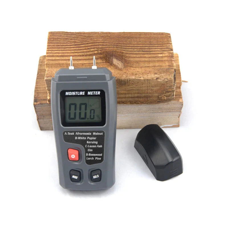 Digital LCD Wood Moisture Meter Detector Tester Wood Firewood Paper Cardboard Anti Spier