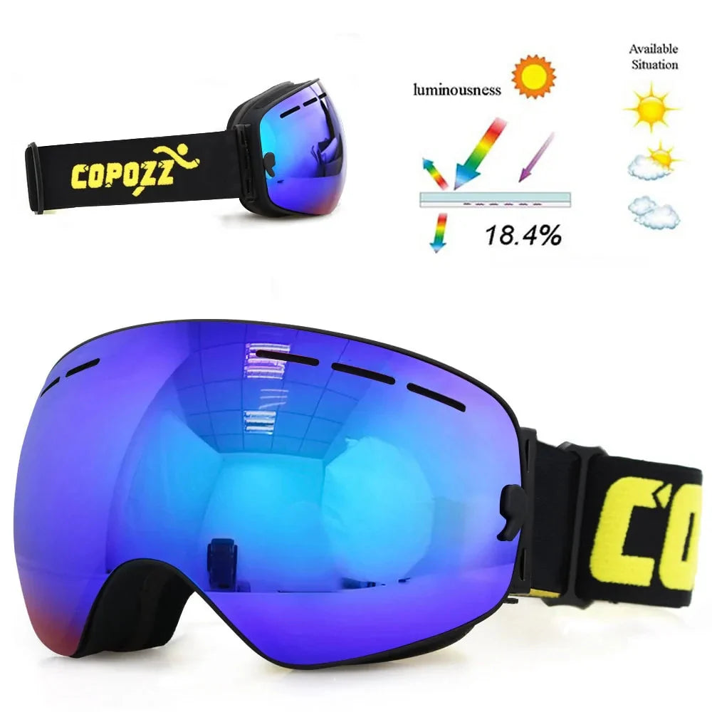 Anti-Fog Ski Goggles Anti Spier