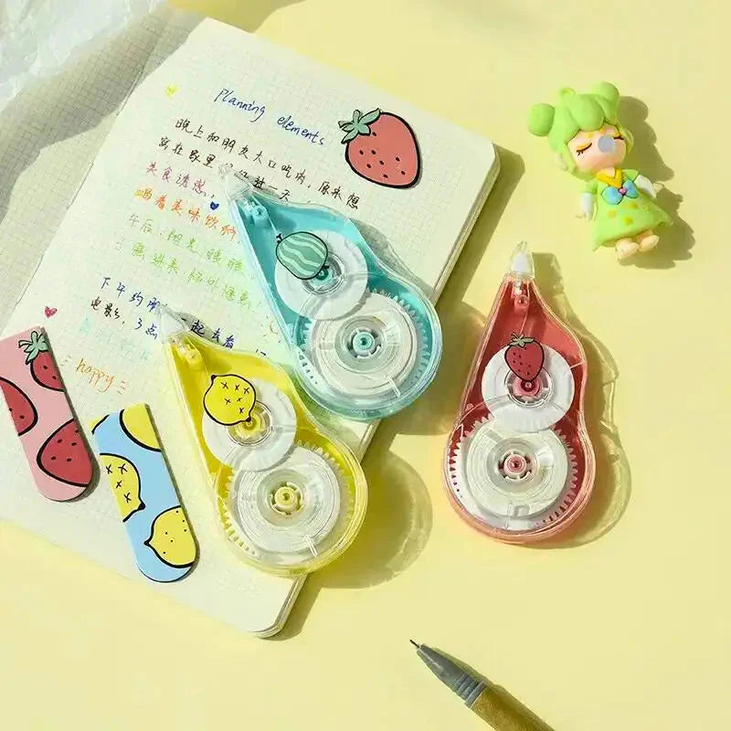 Transparent Correction Tape Dispenser - Random Color Anti Spier