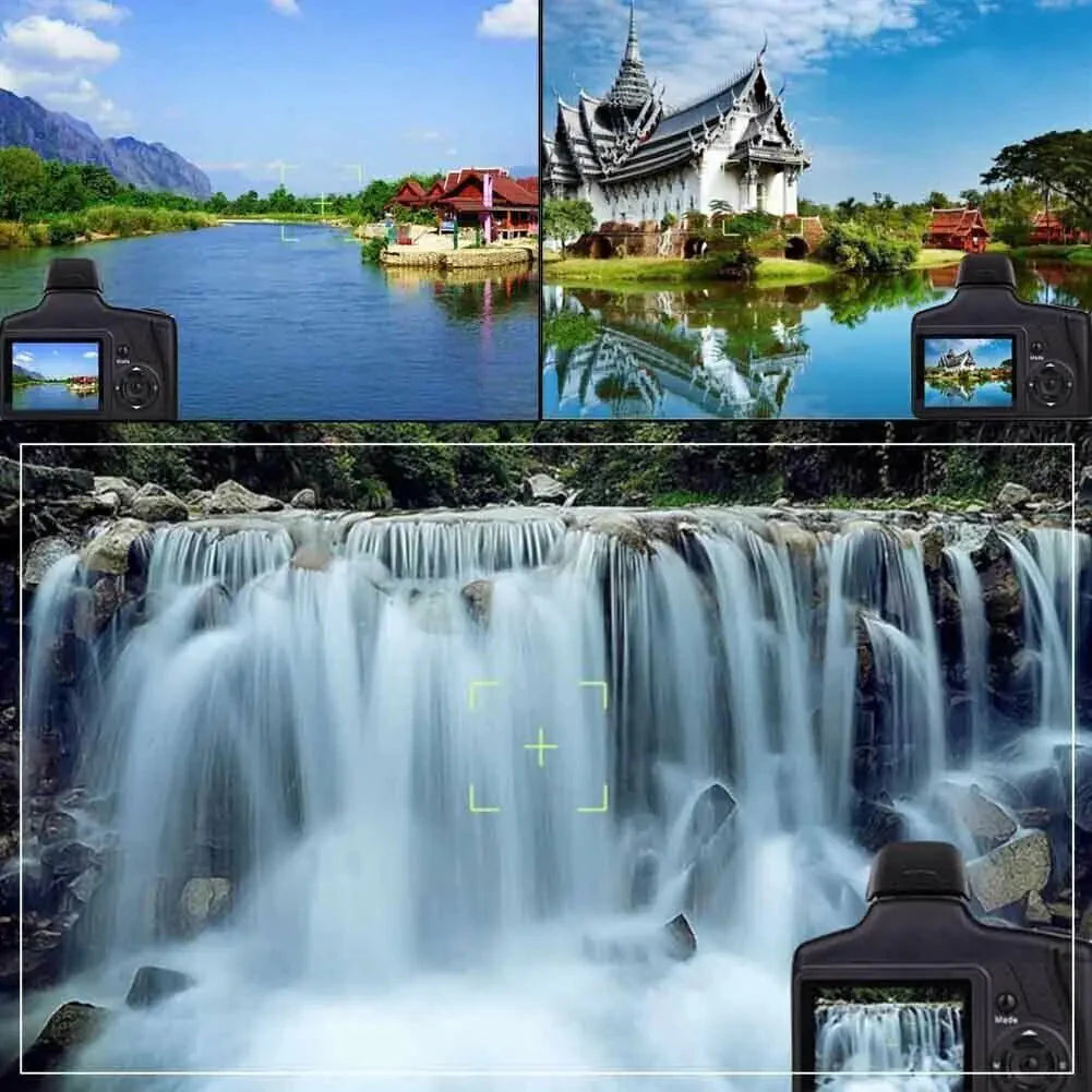 Digital Camera 3.0 Inch TFT LCD Screen 16X Zoom HD 16MP 1080P Anti-Shake Mic US Anti Spier