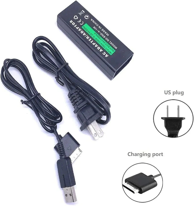 Wall Home Travel AC Charger Adapter For Sony PlayStation Portable PSP Go Anti Spier
