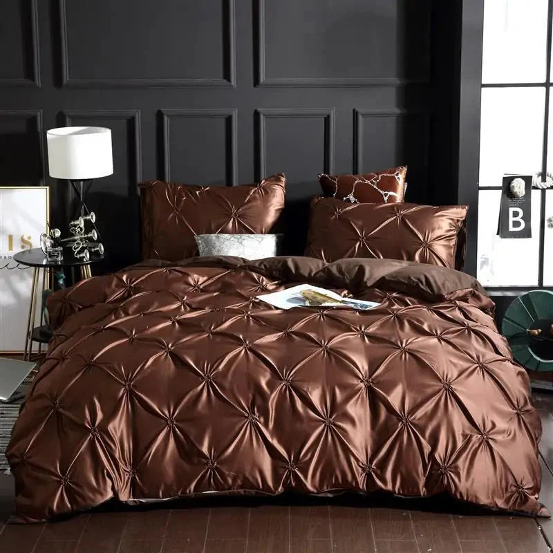 Luxury Silk Bedding Set Anti Spier