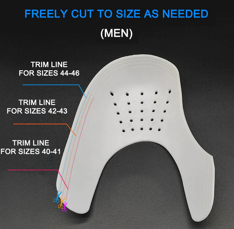 5 Pairs Shoe Protector Anti Crease Force Fields Cover Toe Cap Creasing Decreaser Anti Spier