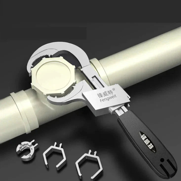 Adjustable Wrench Plumbing Repair Tool Set Anti Spier