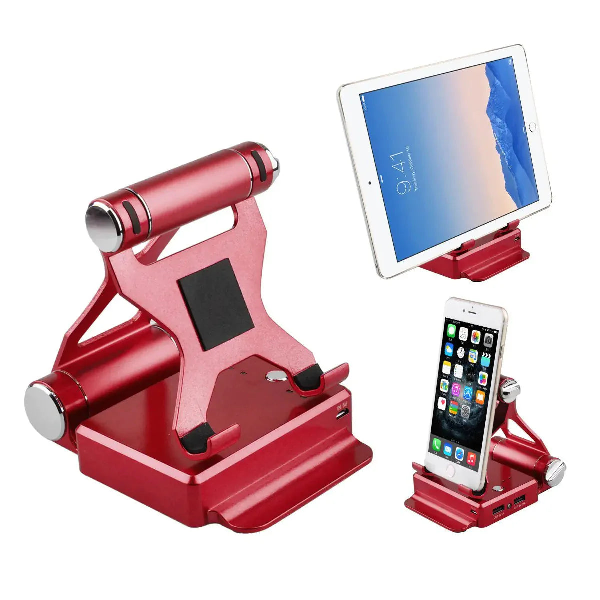 Podium Style Stand With Extended Battery Up To 200% For iPad, iPhone And Other Smart Gadgets Anti Spier