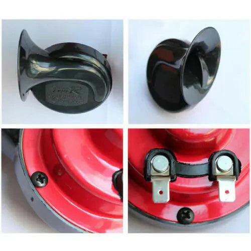 2PC 12V 300DB Super Loud Train Air Horn Waterproof Motorcycle Car Truck SUV Boat Anti Spier