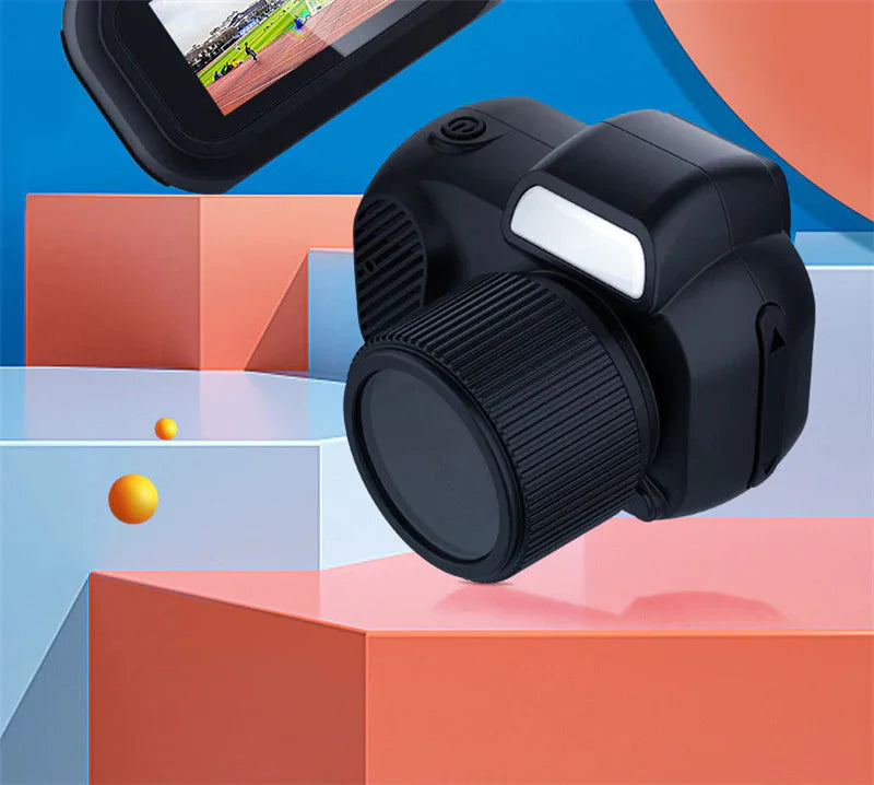 Compact 1080p HD Retro Mini Camera - Perfect Pocket-Sized Gift for Any Occasion! Anti Spier