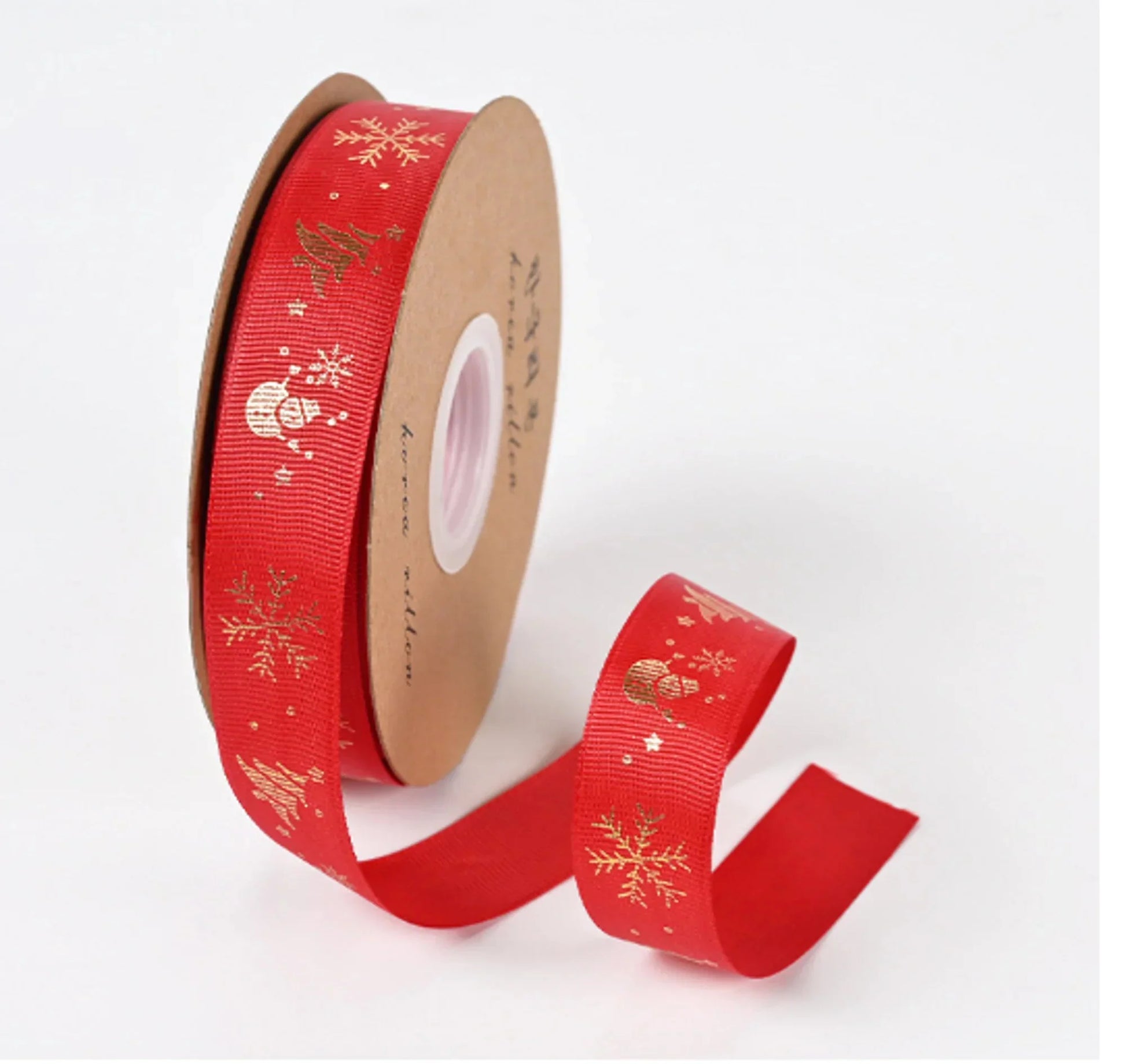 Ribbon Printed Christmas Design Decoration Gift Packing Anti Spier
