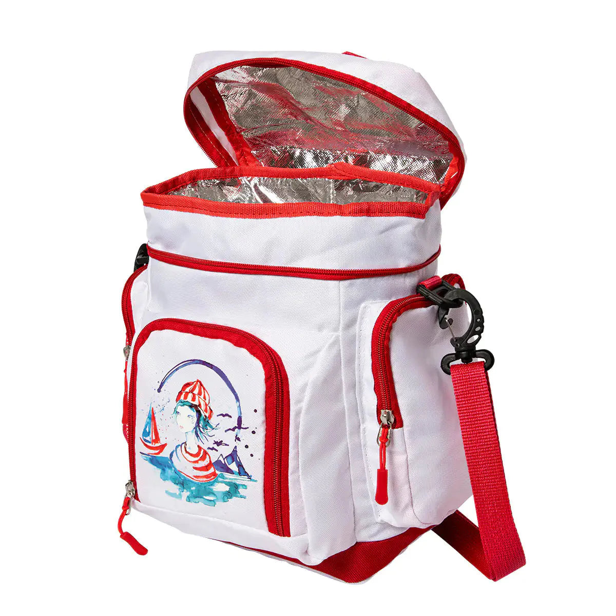 Anemoss Sailor Girl Insulated Lunch Bag Anti Spier