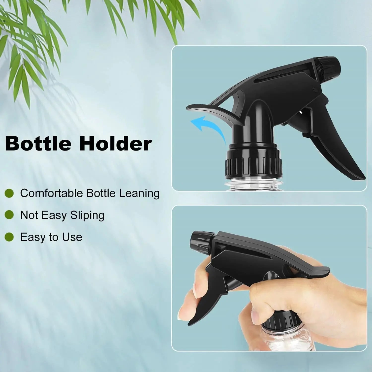 Mister Spray Bottle, 250ml & 500ml Adjustable Spray Storage Container for Hair, Plant and Home Cleaning 250ml & 500ml Bottle Anti Spier