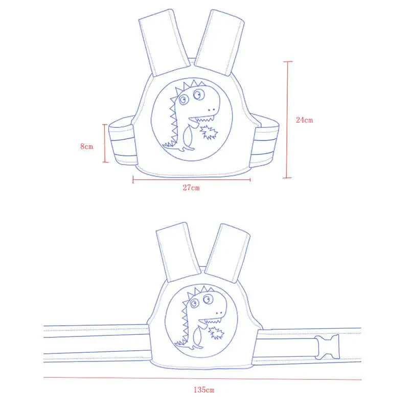 Motorcycle Safety Belt For Kids Anti Spier