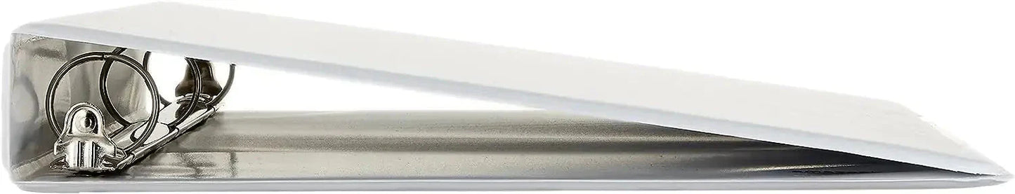 3 Ring Binder- 1" - White Anti Spier