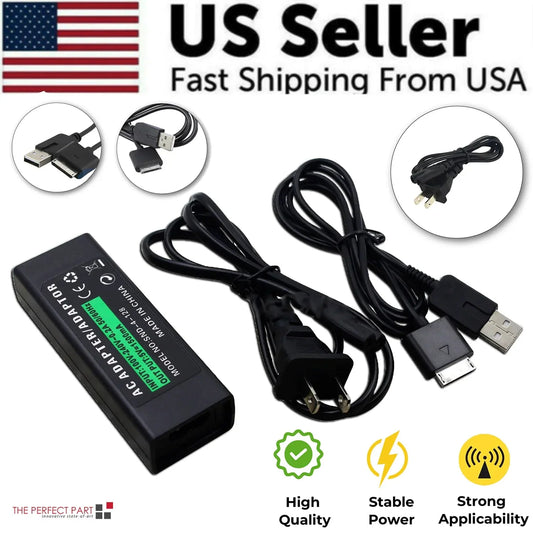 Wall Home Travel AC Charger Adapter For Sony PlayStation Portable PSP Go Anti Spier