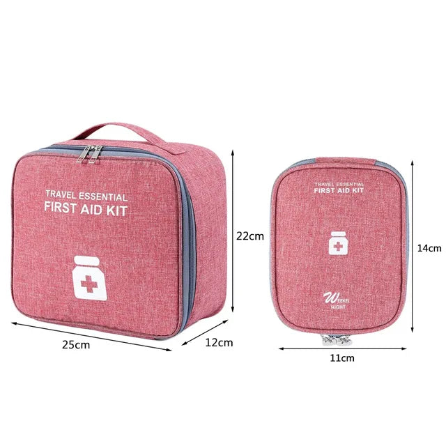 Large Capacity First Aid Kit Home Medicine Storage Anti Spier