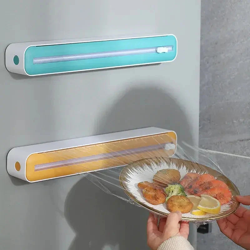 Food Film Dispenser with Magnetic Wrap Anti Spier